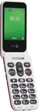 DORO LEVA E21 MATKAPUHELIN VALKOINEN/PUNAINEN - Matkapuhelimet - 7322460089993 - 2