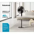 TAURUS GRECO 16 CR LATTIATUULETIN MUSTA 40CM - Tuulettimet - 8414234446893 - 6
