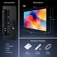 SAMSUNG 75" M72H 4K MINI LED TV (2026) - Yli 60 tuumaiset televisiot - 8806099126933 - 5