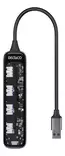 DELTACO TRANSPARENT USB-A HUB - Kablar & Adaptrar - 7333048065193 - 4