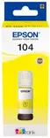 EPSON ECOTANK 104 YELLOW INK BOTTLE - Musteet, paperit ja väripatruunat - 8715946655833 - 2