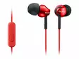 SONY MDR-EX110APR.CE7 NAPPIKUULOKKEET PUNAINEN - Langalliset kuulokkeet - 4905524936803 - 2