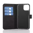 WAVE FLAP BOOK CASE iPHONE 14 SUOJAKOTELO MUSTA - Suojakuoret, laukut ja kotelot - 6418312165623 - 3