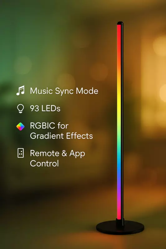 DELTACO RGBIC LATTIAVALAISIN - Älyvalaistus - 5706470155343 - 1