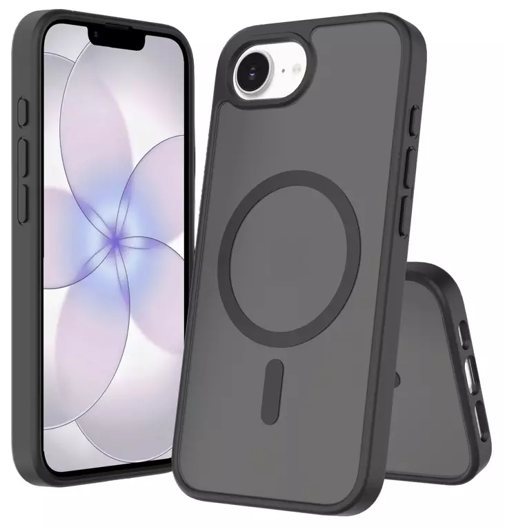 SCREENOR ICY IPHONE 16e / 17e MAGSAFE MUSTA - Suojakuoret, laukut ja kotelot - 6438327270013 - 2