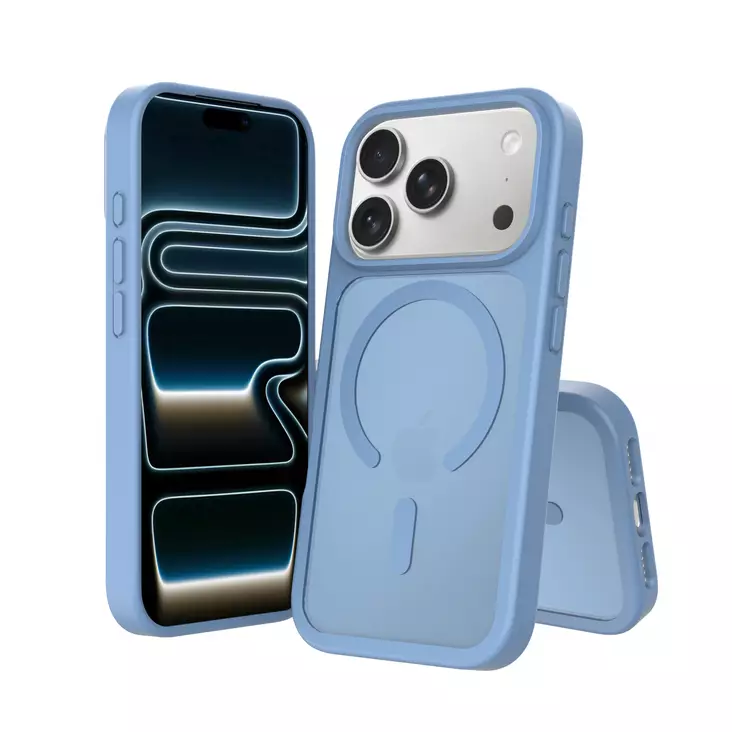 SCREENOR ICY IPHONE 18 PRO / 17 PRO MAGSAFE SKY BLUE SKYDDSSKal - Mobilskal & Fodral - 6438327270143 - 1