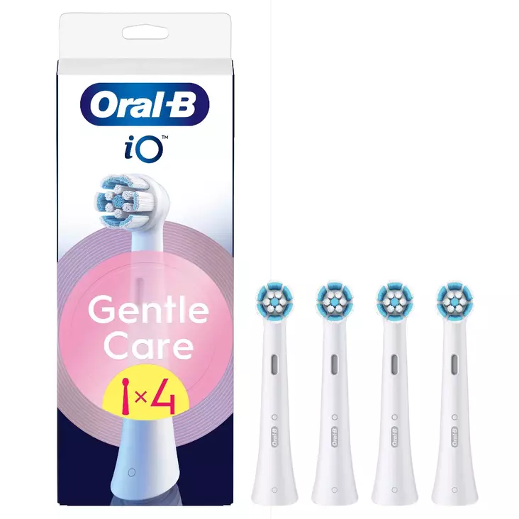 ORAL-B IO GENTLE CARE IO-VAIHTOHARJA 4 KPL - Vaihtoharjat - 8700216409223 - 1