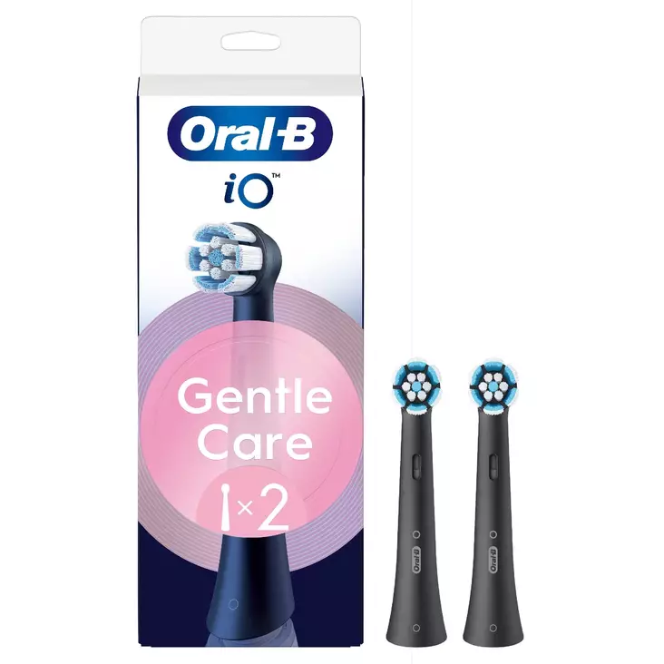 ORAL-B IO GENTLE CARE IO-VAIHTOHARJA MUSTA - Vaihtoharjat - 8700216457033 - 1