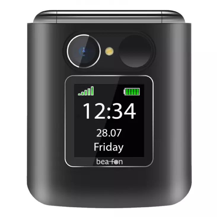 BEAFON FOLD 10 LTE 4G PUHELIN MUSTA - Matkapuhelimet - 9120124822393 - 1