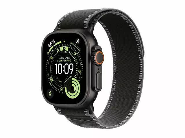 APPLE WATCH ULTRA 2 GPS+CELLULAR 49MM M/L ÄLYKELLO MUSTA TITAANIKUORI & TUMMANVIHREÄ ALPINE RANNEKE - Älykellot ja aktiivisuusrannekkeet - 195949584053 - 1