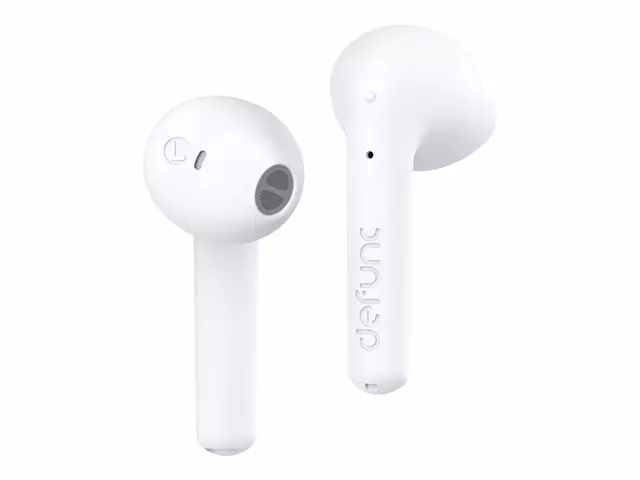 DEFUNC TRUE WIRELESS IN-EAR HEADPHONES WHITE - Earbuds - 7350080714643 - 6
