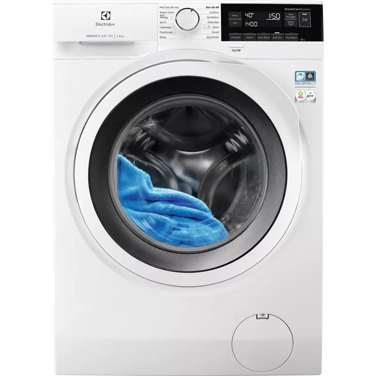 ELECTROLUX EW7F6548E7 EDESTÄ TÄYTETTÄVÄ PYYKINPESUKONE - Edestätäytettävät pesukoneet - 7332543798773 - 1