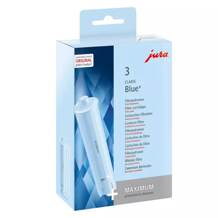 JURA CLARIS BLUE+ FILTER CARTRIDGE 3-PACK FILTER CARTRIDGE