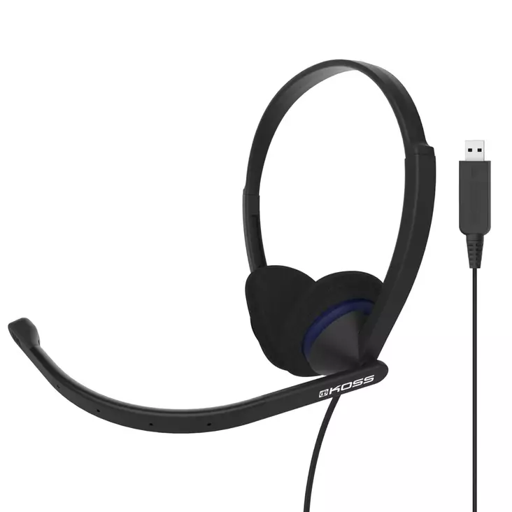 KOSS CS200 USB ON-EAR KUULOKE MUSTA - Langalliset kuulokkeet - 21299194393 - 1