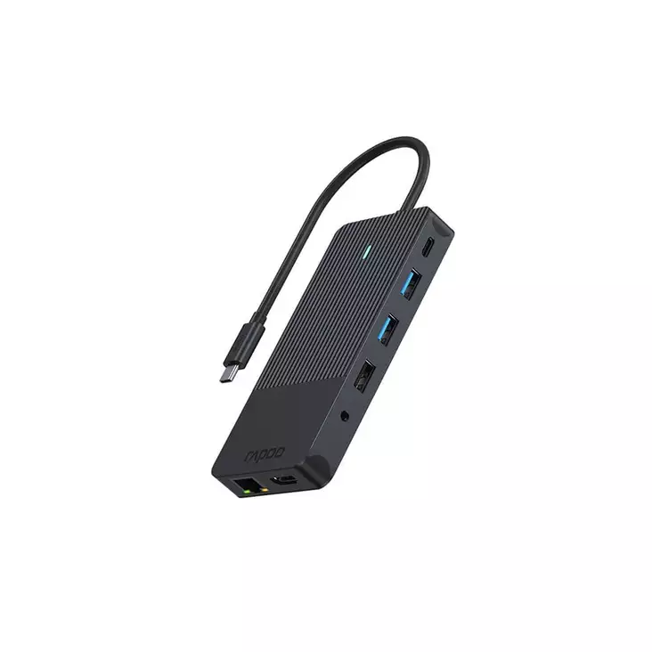 RAPOO UCM-2006 12-IN-1 USB-C TELAKKA - Kaapelit ja adapterit - 6940056114143 - 1