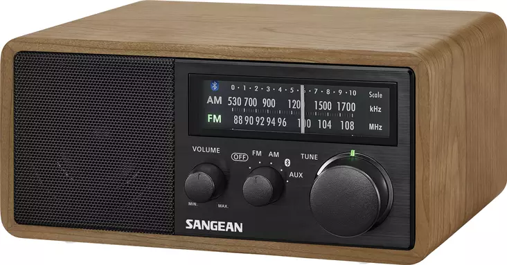 SANGEAN WR11BT+ PÖYTÄRADIO PUU - Analoginen radio - 4711317995823 - 1