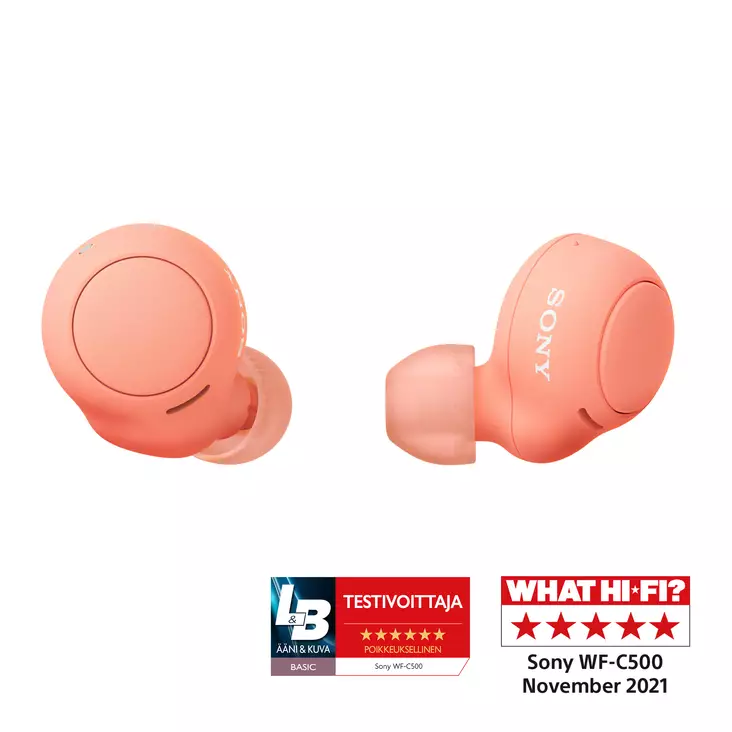 SONY WF-C500 TÄYSIN LANGATTOMAT KUULOKKEET ORANSSI - Täysin langattomat kuulokkeet - 4548736131033 - 1