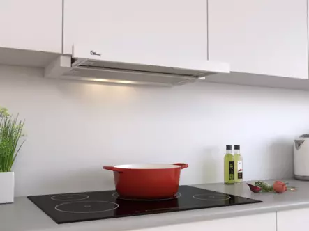 THERMEX YORK III LUX 60CM LIESITUULETIN VALKOINEN - Kaapiston alle asennettava liesituuletin - 5703347528934 - 2