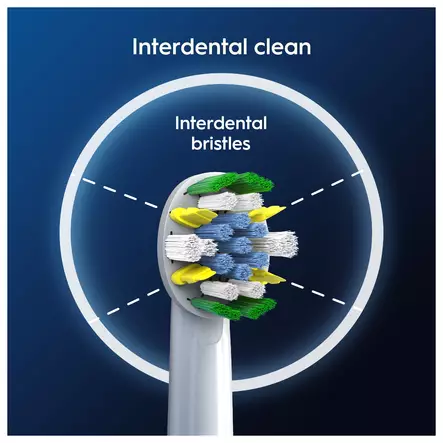 ORAL-B FLOSSACTION VAIHTOHARJA CLEANMAXIMISER -TEKNIIKALLA 3KPL - Vaihtoharjat - 8006540893814 - 2