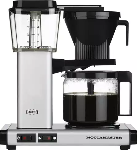 MOCCAMASTER MOC53748 AUTOMATISK KAFFEBRYGGARE MATTSILVER - Kaffebryggare - 8712072537484 - 1