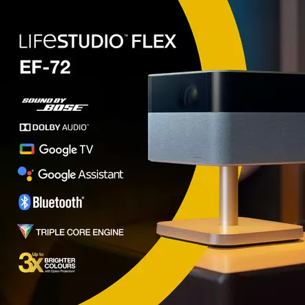 EPSON LIFESTUDIO FLEX EF-72 ÄLYPROJEKTORI TAMMI - Projektorit - 8715946741574 - 2