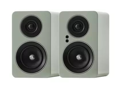 JAMO C705PA MKII AKTIIVIKAIUTINPARI MATTAVIHREÄ - Hyllykaiuttimet - 6974245820744 - 1