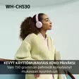 SONY WH-CH530 LANGATTOMAT ON-EAR-KUULOKKEET PINKKI - Langattomat kuulokkeet - 4548736181434 - 6