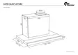 THERMEX SUPER SILENT SLIDER 60CM LIESITUULETIN VALKOINEN - Kaapistoon upotettavat liesituulettimet - 5703347524004 - 3