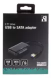 DELTACO USB 3.0 - SATA SOVITIN 2,5" KIINTOLEVYILLE - Kaapelit ja adapterit - 7333048008824 - 2