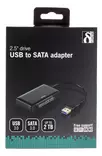 DELTACO USB 3.0 - SATA SOVITIN 2,5" KIINTOLEVYILLE - Kaapelit ja adapterit - 7333048008824 - 4