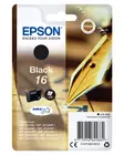 EPSON 16 INK CARTRIDGE BLACK - Musteet, paperit ja väripatruunat - 8715946624884 - 2
