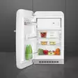 SMEG FAB10LWH5 RETROJÄÄKAAPPI VALKOINEN VASENKÄTINEN - Jääkaapit - 8017709298814 - 2