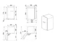 SMEG FAB5LRD5 RETROJÄÄKAAPPI PUNAINEN VASENKÄTINEN - Jääkaapit - 8017709299514 - 2