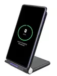 WAVE QI PÖYTÄTELINE 15W LANGATTOMALLA PIKALATAUKSELLA MUSTA - Kaapelit ja laturit - 6418312158304 - 1