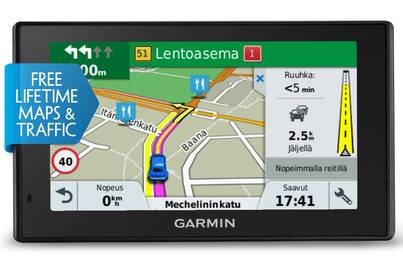 navigaattori euroopan kartta GARMIN DRIVE 5 PLUS MTS EU GPS NAVIGAATTORI   Euronics verkkokauppa