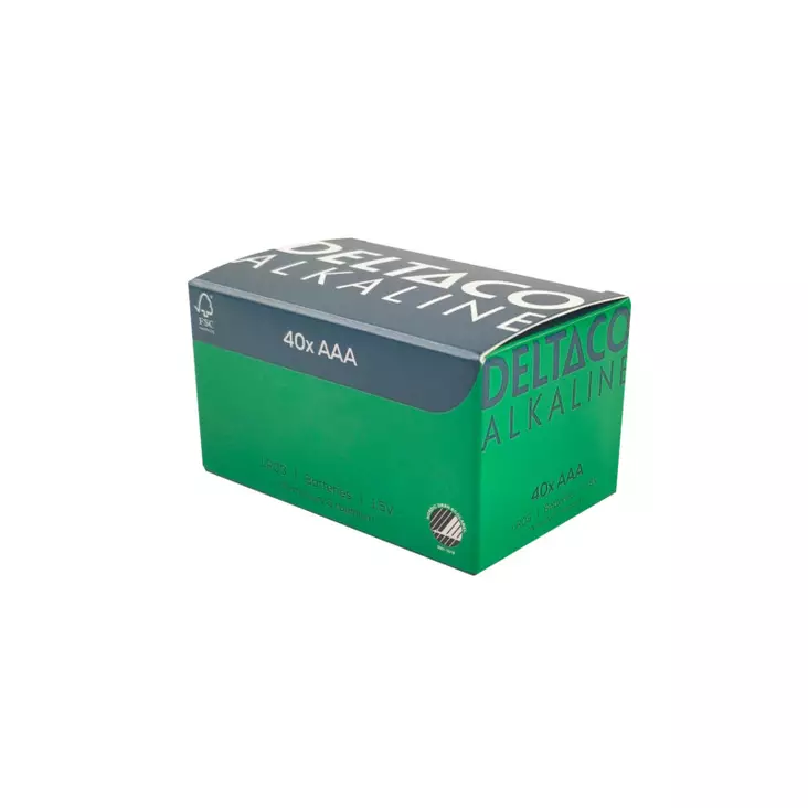 DELTACO AAA/LR03-PARISTO 40KPL - Muut tarvikkeet - 5706470154964 - 1