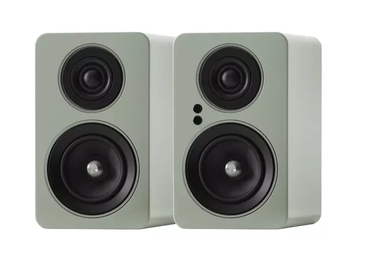 JAMO C705PA MKII AKTIIVIKAIUTINPARI MATTAVIHREÄ - Hyllykaiuttimet - 6974245820744 - 1