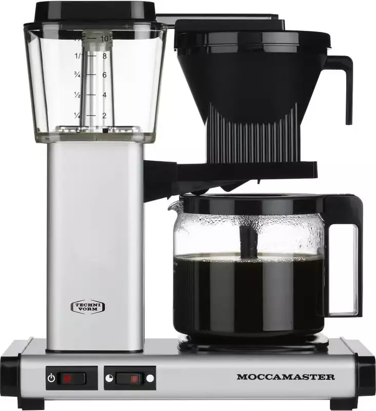 MOCCAMASTER MOC53748 AUTOMATISK KAFFEBRYGGARE MATTSILVER - Kaffebryggare - 8712072537484 - 1