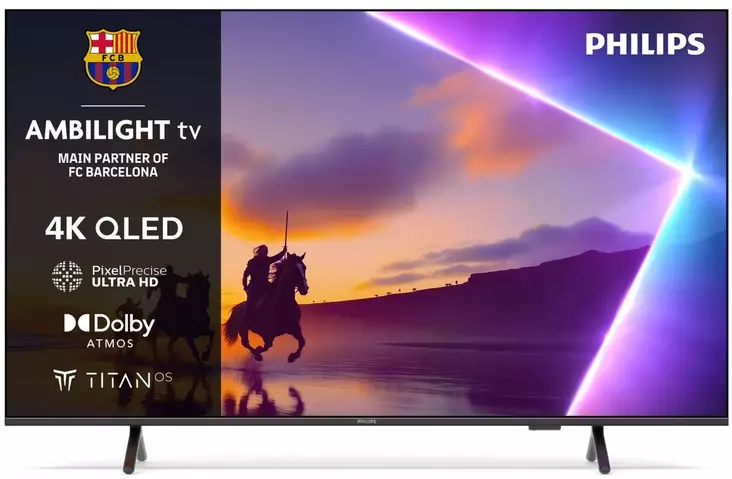 PHILIPS 50PUS8550/12 50" 4K QLED AMBILIGHT TV - 40-50 tuumaiset televisiot - 8718863045824 - 2