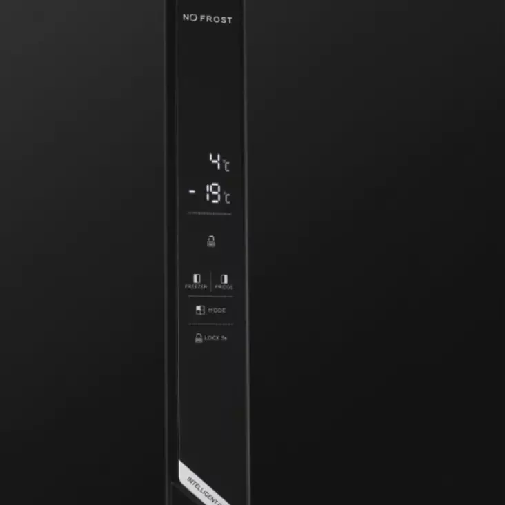 CANDY CHSBSO-6174B SIDE-BY-SIDE REFRIGERATOR BLACK JK/FREEZER