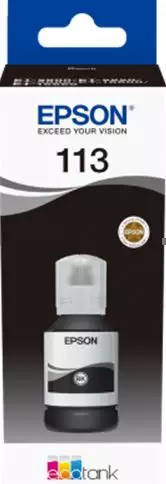 EPSON 113 ECOTANK PIGMENT BLACK INK BOTTLE - Musteet, paperit ja väripatruunat - 8715946674704 - 1