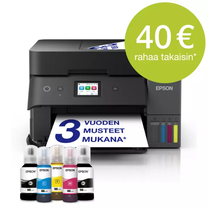 EPSON ECOTANK ET-4950 MONITOIMITULOSTIN - Ecotank - 8715946732534 - 1