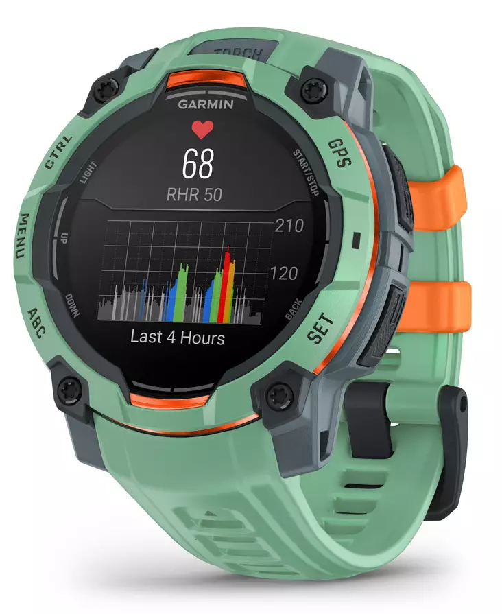 GARMIN INSTINCT 3 ÄLYKELLO 45MM VIHREÄ - Älykellot ja aktiivisuusrannekkeet - 753759339494 - 2