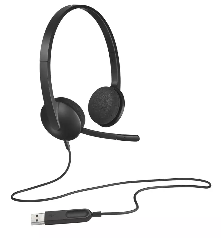 LOGITECH H340 USB HEADSET MUSTA - Kuulokkeet ja headset kuulokkeet - 5099206038844 - 2