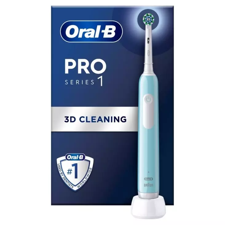 ORAL-B PRO1 SÄHKÖHAMMASHARJA TURKOOSI - Sähköhammasharjat - 8006540771914 - 1