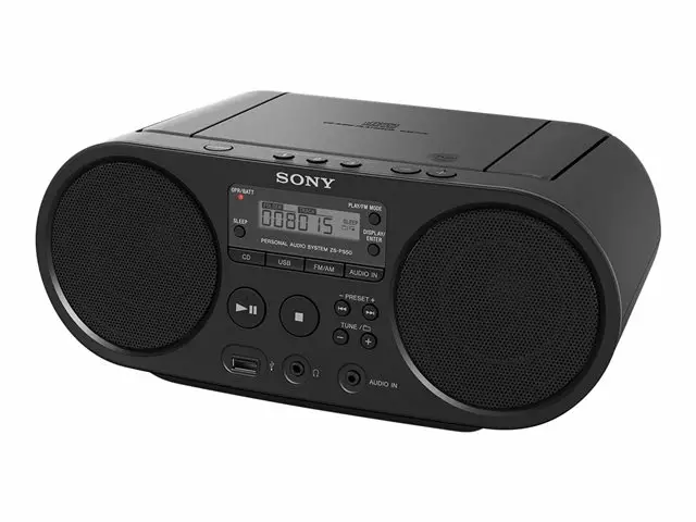 SONY ZSPS50 CD-BOOMBOX MUSTA - Stereot ja mikrohifi - 4905524992304 - 5