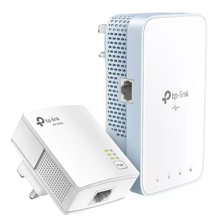 TP-LINK TLWPA7517 GIGABIT POWERLINE WI-FI KIT ADAPTERIT (2KPL) - Verkkoadapterit - 6935364052584 - 2