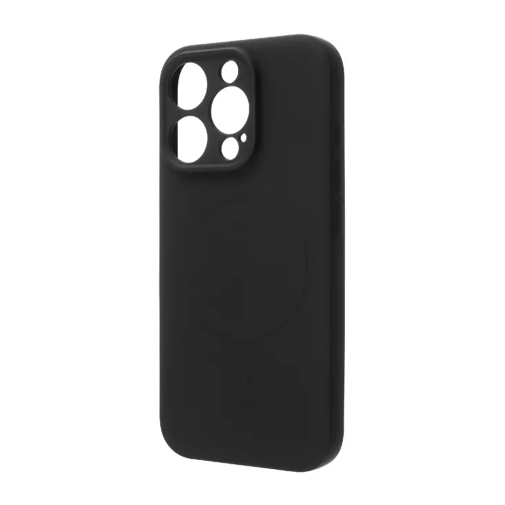 WAVE SOFT TOUCH SILIKONISUOJA APPLE IPHONE 16 PRO MUSTA - Suojakuoret, laukut ja kotelot - 6418312174694 - 1