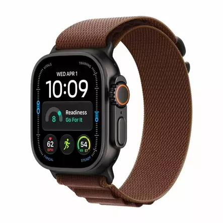 APPLE WATCH ULTRA 4 GPS + CELLULAR 49MM BLACK TITANIUM CASE WITH BURGUNDY ALPINE LOOP - L - Älykellot ja aktiivisuusrannekkeet - 195951217895 - 6