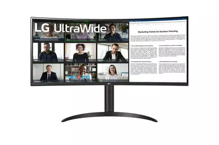 LG 34BR55QC-B 34" UWQHD KAAREVA YRITYSNÄYTTÖ - Näytöt > 27" - 8806084247445 - 1